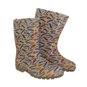 Not Rated Boys New w/Tags Truck Rubber Rain Boots - sz. 4